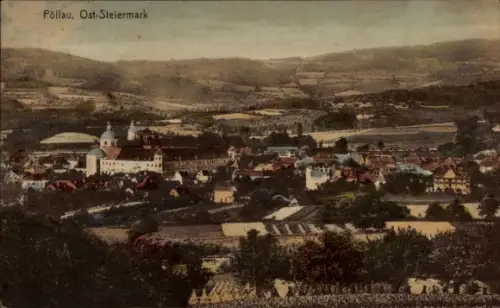 Ak Pöllau Steiermark, Gesamtansicht