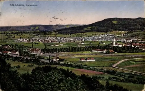 Ak Feldbach Steiermark, Panorama