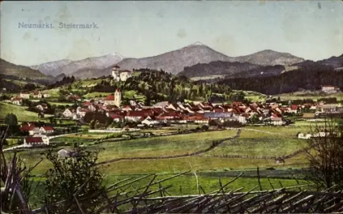 Ak Neumarkt in der Steiermark, Gesamtansicht