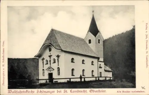 Ak Sankt Lambrecht Murau Steiermark, Wallfahrtskirche Schönanger
