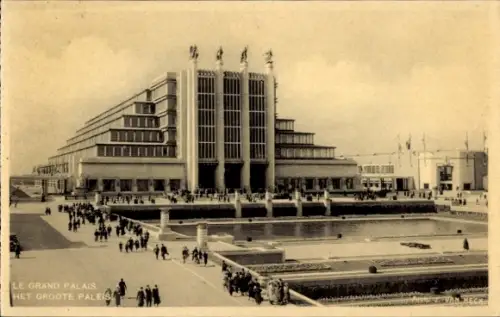Ak Bruxelles Brüssel, Exposition 1935, Le Grand Palais