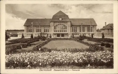 Ak Darmstadt in Hessen, Hauptbahnhof