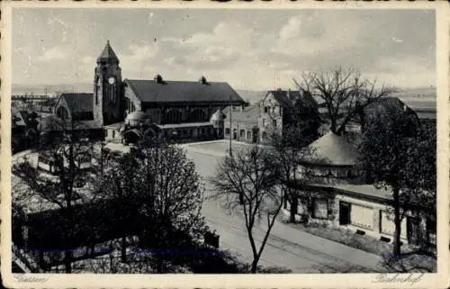 Ak Gießen an der Lahn Hessen, Bahnhof