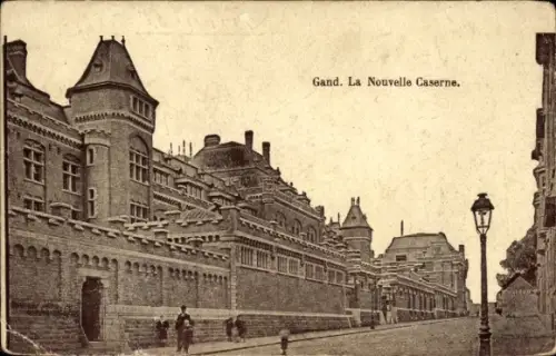 Ak Gand Gent Ostflandern, Kaserne