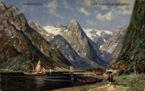 Ak Fjærland in Norwegen, Fjærlandfjord