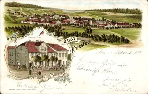 Litho Kniestedt Salzgitter in Niedersachsen, Gesamtansicht, Hotel