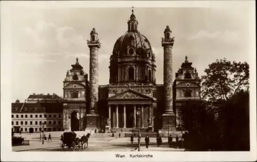 Ak Wien 4 Wieden, Karlskirche