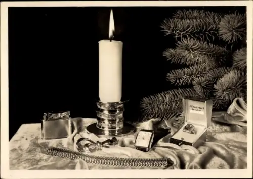 Ak Juwelier Goldrichtig Arnsberg, Ecke Kaiser Wilhelm Str. und Bismarckstraße, Reklame, Weihnachten
