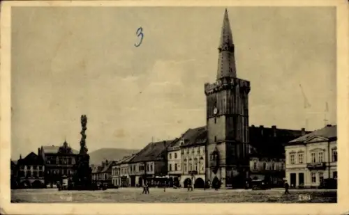 Ak Kadaň Kaaden Region Aussig, Rathaus