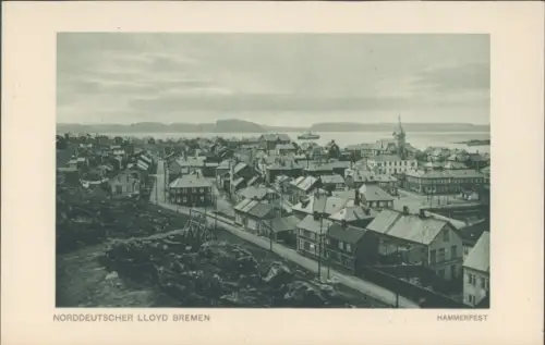 Foto Hammerfest Norwegen, Gesamtansicht