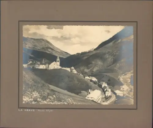 Foto La Grave Hautes Alpes, Gesamtansicht, Rinder, Fuhrwerk