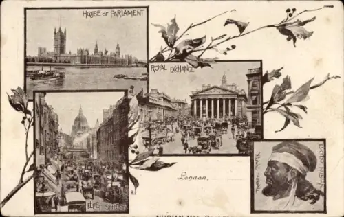 PC London City, England, Houses of Parliament, Royal Exchange, Fleet Street