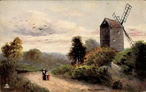 Künstler Ak Keston Greater London, alte Windmühle