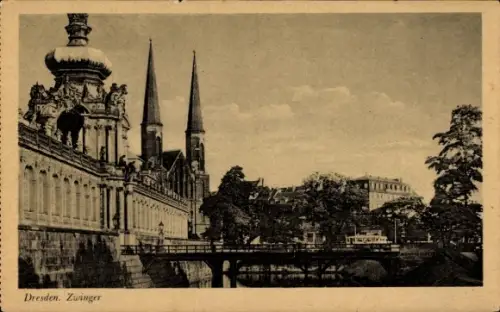 Ak Dresden Altstadt, Königlicher Zwinger