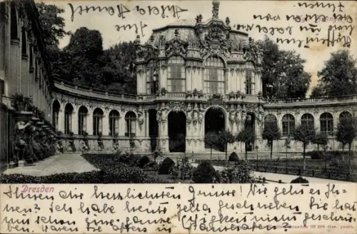 Ak Dresden Altstadt, Zwinger