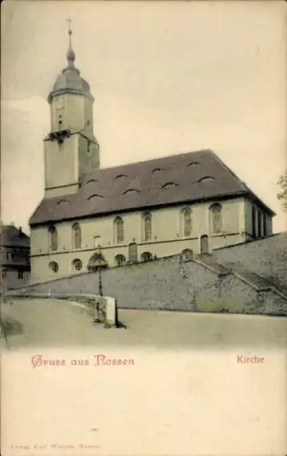 Ak Nossen Landkreis Meißen, Kirche