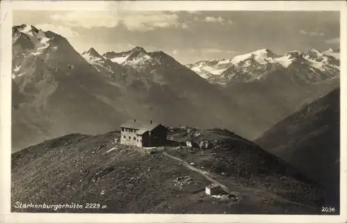 Ak Neustift im Stubaital in Tirol, Starkenburger Hütte