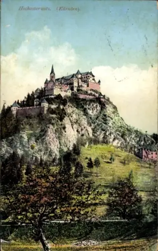 Ak Hochosterwitz Sankt Georgen am Längsee Kärnten, Burg Hochosterwitz