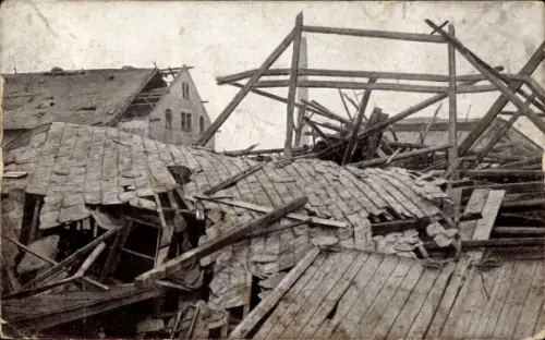 Ak Furth Chemnitz Sachsen, Fritschings Gut, Sturmkatastrophe 1916