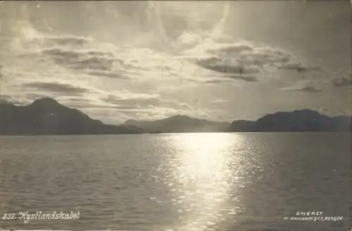 Ak Norwegen, Küstenlandschaft