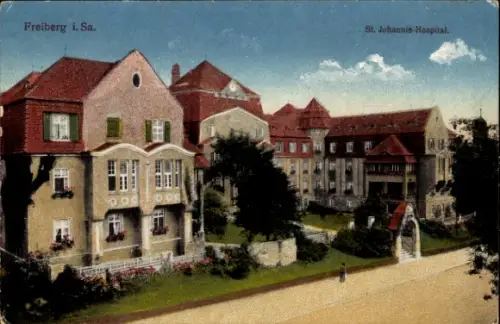 Ak Freiberg in Sachsen, Sankt Johannishospital