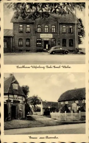 Ak Barmke Helmstedt in Niedersachsen, Gasthaus Weferling, Inh. Emil Weihe, Barmke