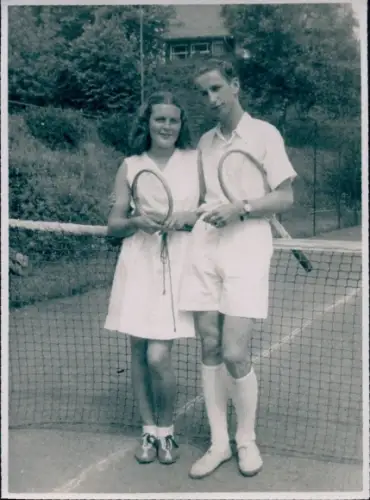 Foto Tennis, Tennisspieler, Paar