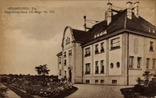 Ak Neuf Brisach Neubreisach Elsass Haut Rhin, Regiments-Haus Infanterie-Regiment Nr. 172