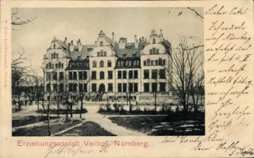 Ak Veilhof Nürnberg Mittelfranken, Erziehungsanstalt