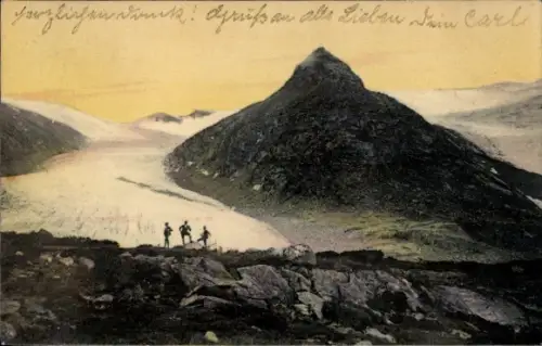 Ak Im Hochgebirge, Bergsteiger