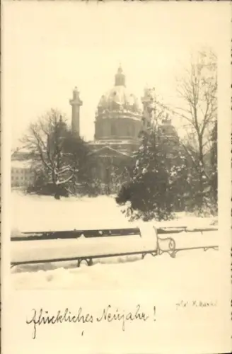 Foto Ak Wien IV., Karlskirche