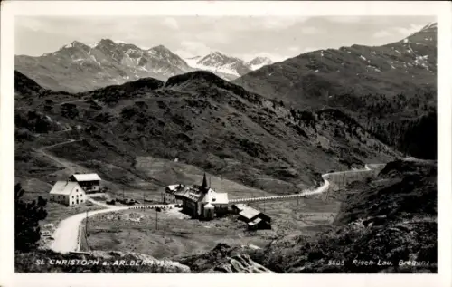 Ak St Christoph am Arlberg Tirol, Panorama