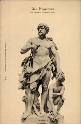 Ak Wien 1 Innere Stadt, Der Egoismus von Professor Johannes Benk