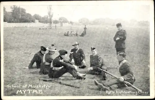Ak Hythe Kent England, School of Musketry, Rifle Instruction Class