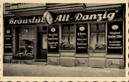 Ak Berlin Charlottenburg, Bräustübl Alt Danzig, Inh. Paul Otto Krause, Schlüterstraße 15