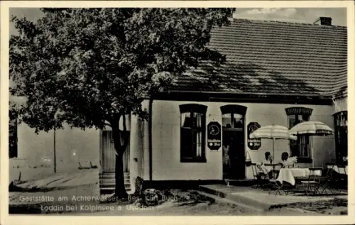 Ak Loddin Insel Usedom, Gaststätte Am Achterwasser, Bes. Kurt Buch