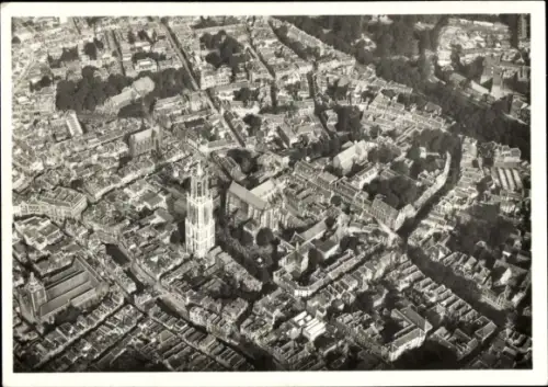 Sammelbild Zeppelin Weltfahrten II. Buch Serie Holland Fahrt 1929 Bild 55, Utrecht