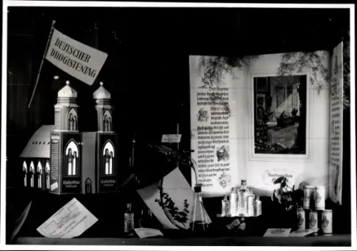 Foto Miniaturen, Deutscher Drogistentag, Kirche, Werbung
