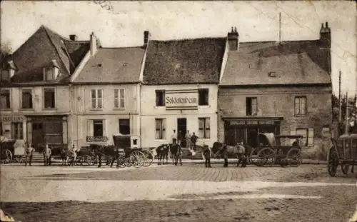 Ak Anizy le Château Aisne, Soldatenheim, Feldzug 1914/1916