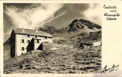 Ak Mayrhofen im Zillertal Tirol, Karl von Edel Hütte