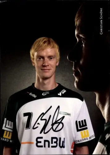 Autogrammkarte Handballer Christian Schöne, Autogramm