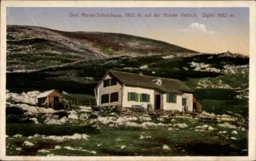 Ak St. Barbara im Mürztal Steiermark, Graf Meran-Schutzhaus