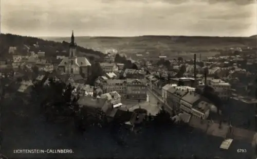 Ak Lichtenstein in Sachsen, Panorama