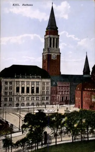 Ak Kiel,  Rathaus