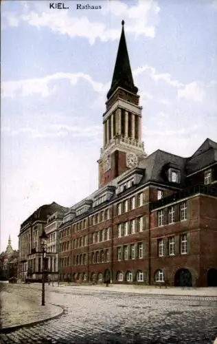 Ak Kiel,  Rathaus