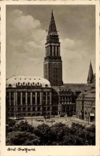 Ak Kiel, das Rathaus