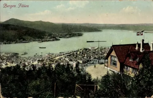 Ak Bergen Norwegen, Bergen, Flöien