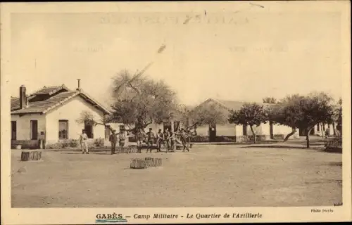 Ak Gabès Tunesien, Camp Militaire, le Quartier de l'Artillerie