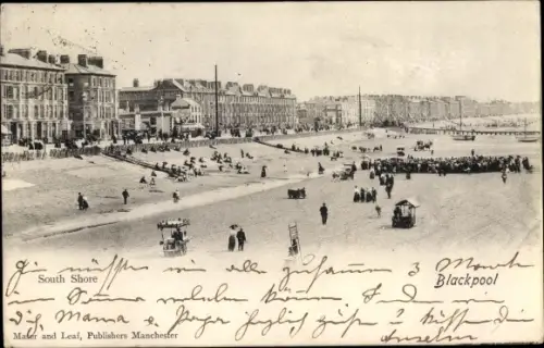 Ak Blackpool North West England, South Shore