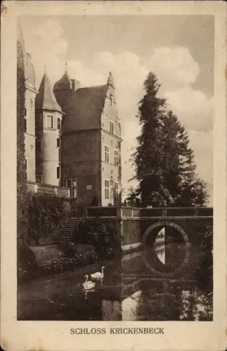 Ak Hinsbeck Nettetal am Niederrhein, Schloss Krickenbeck
